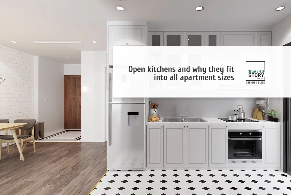 Open kitchens and why they fit into all apartment sizes