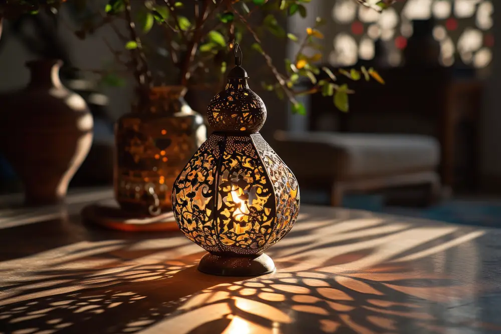 Detailed Lantern Design Islamic Ramadan celebration