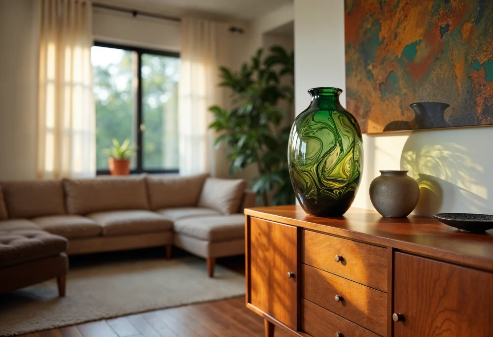 Flower vase modern interior