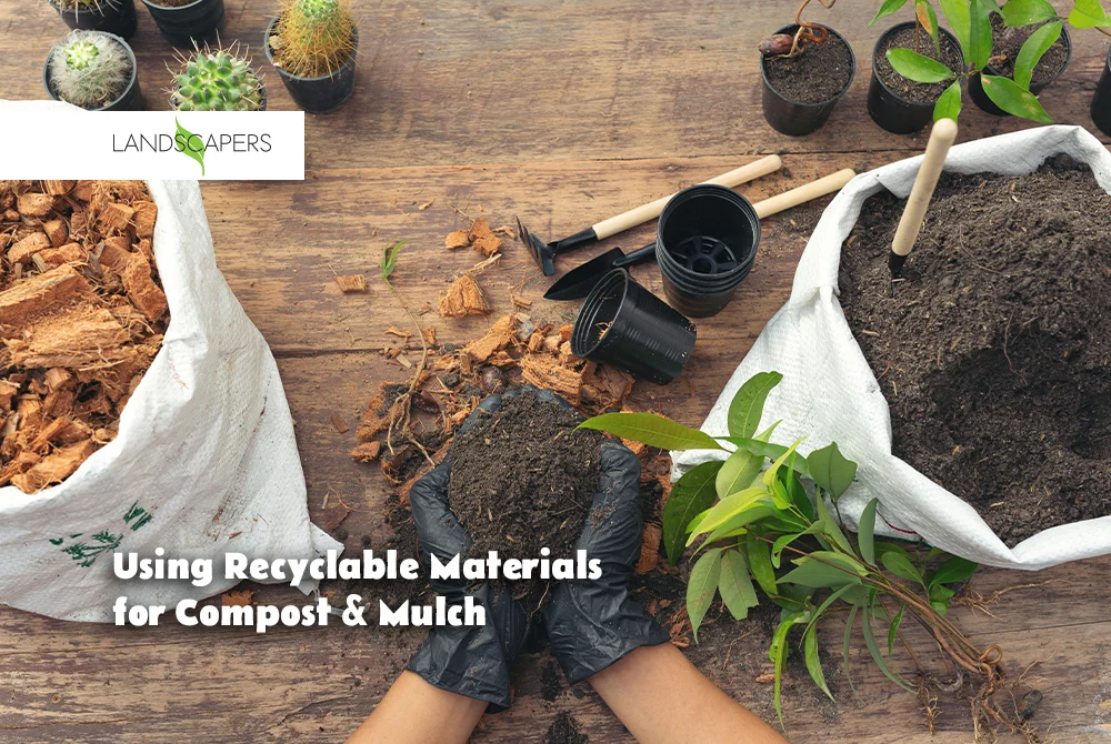 Using Recyclable Materials for Compost & Mulch